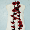 Felt Flower Scarf